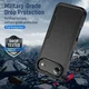 Apple iPhone Air Hoesje Schokbestendige Hardcase Back Cover Zwart afbeelding 2