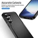 Samsung Galaxy S25 Hoesje Schokbestendige Hardcase Back Cover Zwart afbeelding 4