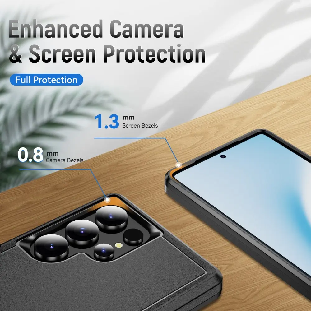 Samsung Galaxy 25 Ultra Hoesje Schokbestendige Hardcase Back Cover Zwart afbeelding 5