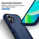 Apple iPhone 16 Hoesje Schokbestendige Hardcase Back Cover Blauw afbeelding 7
