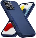Apple iPhone 16 Pro Max Hoesje Schokbestendige Hardcase Back Cover Blauw