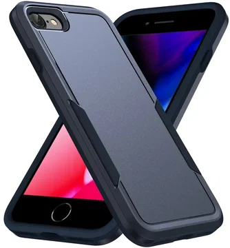 Apple iPhone 17e / 16e Hoesje Schokbestendige Hardcase Back Cover Blauw