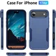 Apple iPhone Air Hoesje Schokbestendige Hardcase Back Cover Blauw afbeelding 9