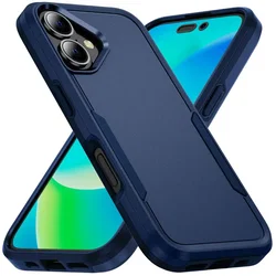 Apple iPhone 17 Hoesje Schokbestendige Hardcase Back Cover Blauw afbeelding