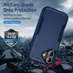 Apple iPhone 17 Hoesje Schokbestendige Hardcase Back Cover Blauw afbeelding 2