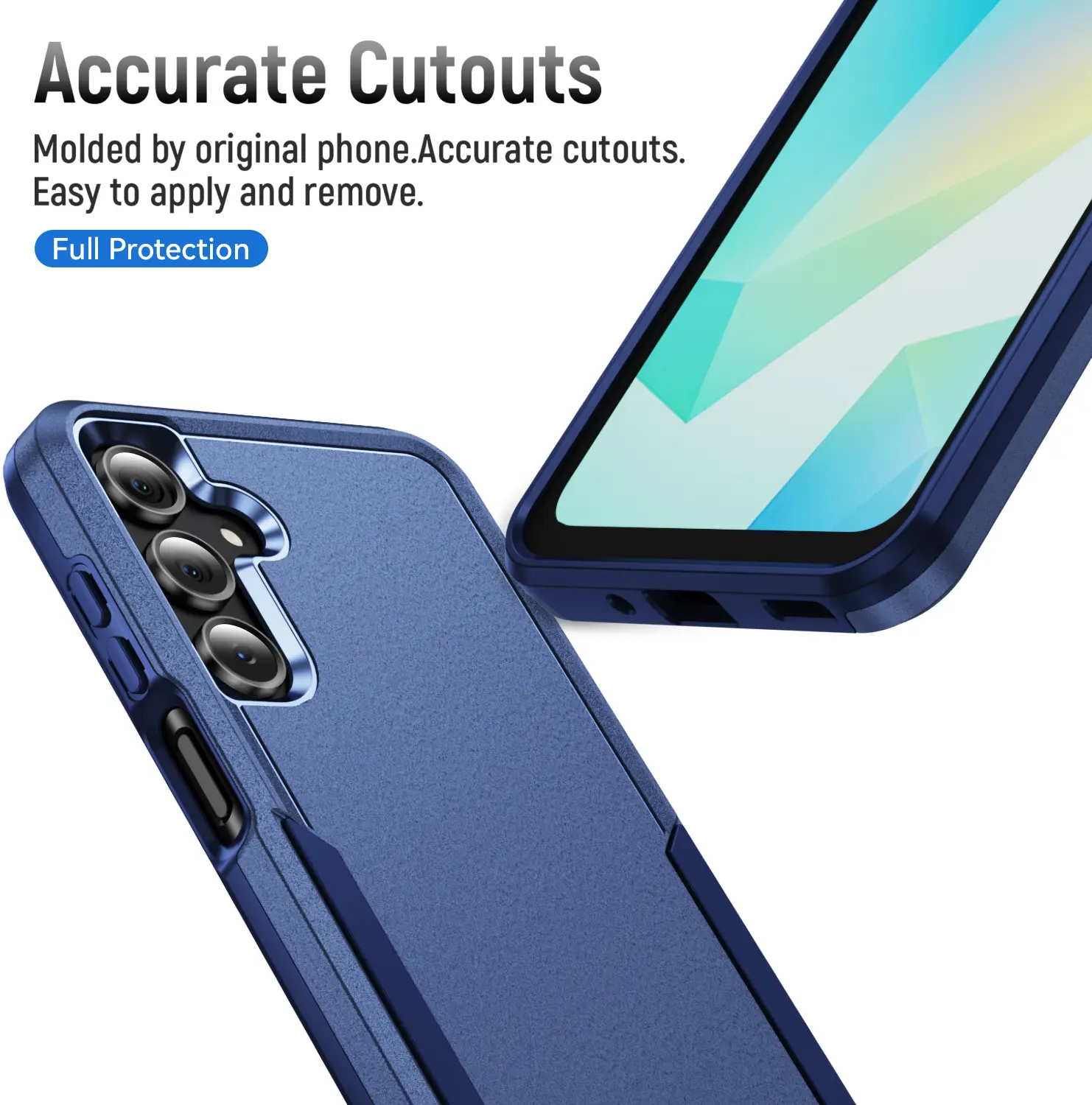 Samsung Galaxy A17 / A26 Hoesje Schokbestendige Hardcase Back Cover Blauw afbeelding 6