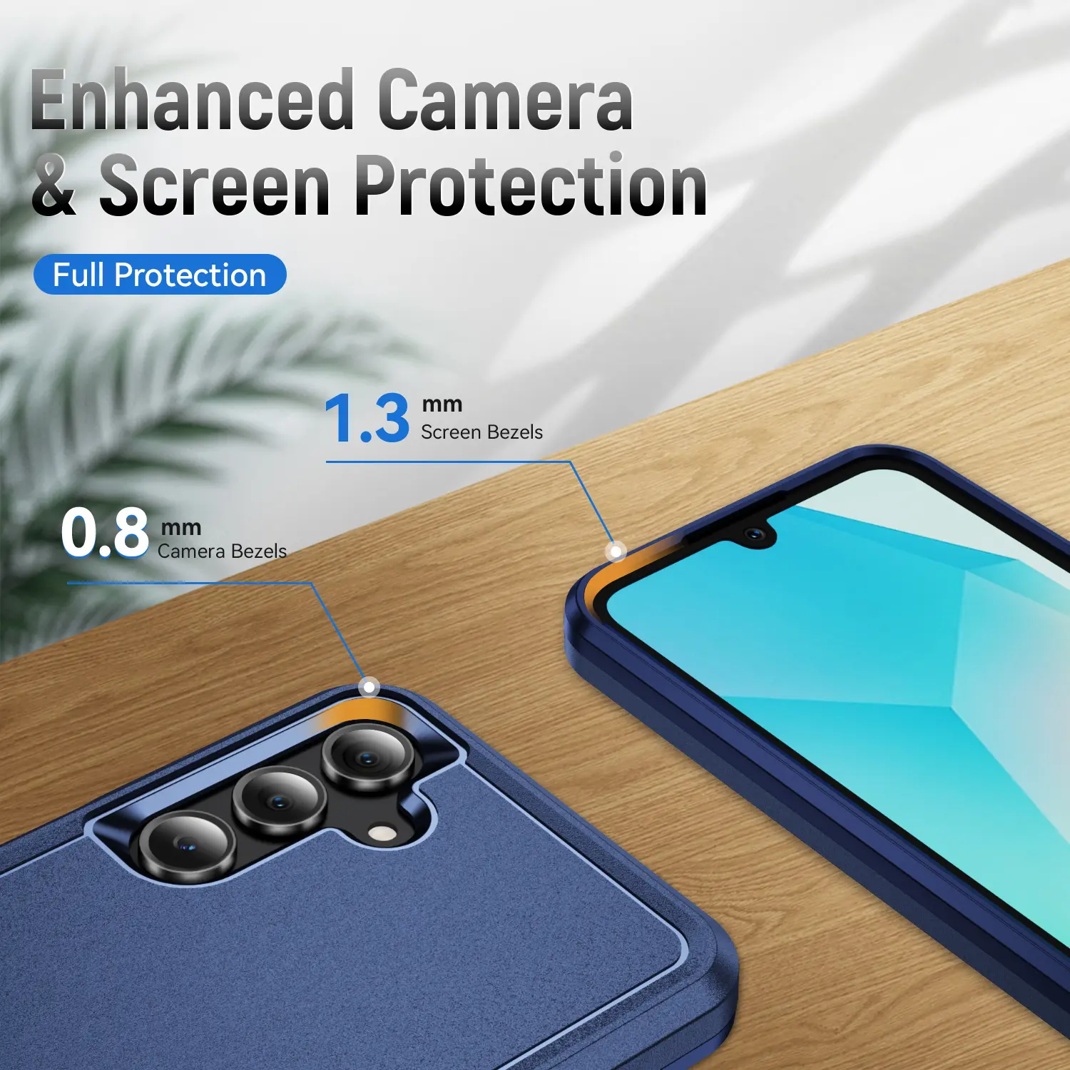 Samsung Galaxy A17 / A26 Hoesje Schokbestendige Hardcase Back Cover Blauw afbeelding 5