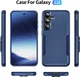 Samsung Galaxy S25 Hoesje Schokbestendige Hardcase Back Cover Blauw afbeelding 9