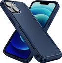 Apple iPhone 14 Hoesje Schokbestendige Hardcase Back Cover Blauw