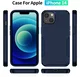 Apple iPhone 14 Hoesje Schokbestendige Hardcase Back Cover Blauw afbeelding 10