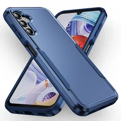 Samsung Galaxy A14 Hoesje Schokbestendige Hardcase Back Cover Blauw afbeelding