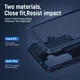Samsung Galaxy A35 Hoesje Schokbestendige Hardcase Back Cover Blauw afbeelding 3