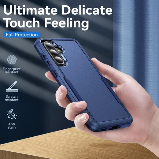 Samsung Galaxy A56 Hoesje Schokbestendige Hardcase Back Cover Blauw afbeelding 4