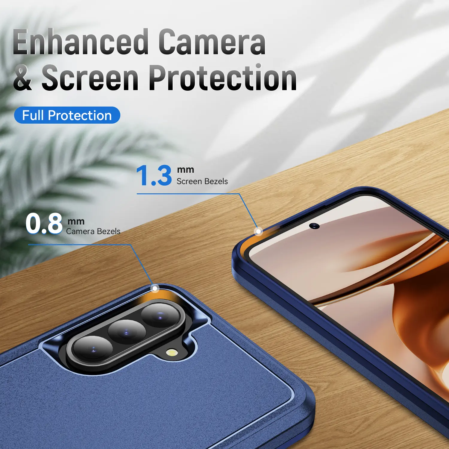 Samsung Galaxy A56 Hoesje Schokbestendige Hardcase Back Cover Blauw afbeelding 6