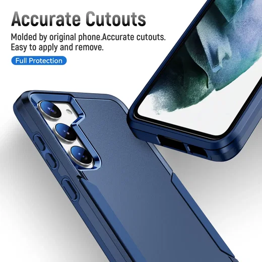 Samsung Galaxy S23 Hoesje Schokbestendige Hardcase Back Cover Blauw afbeelding 6