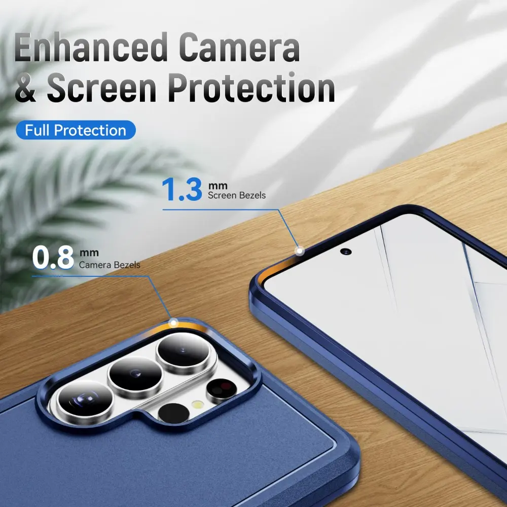 Samsung Galaxy S26 Ultra Hoesje Schokbestendige Hardcase Back Cover Blauw afbeelding 7