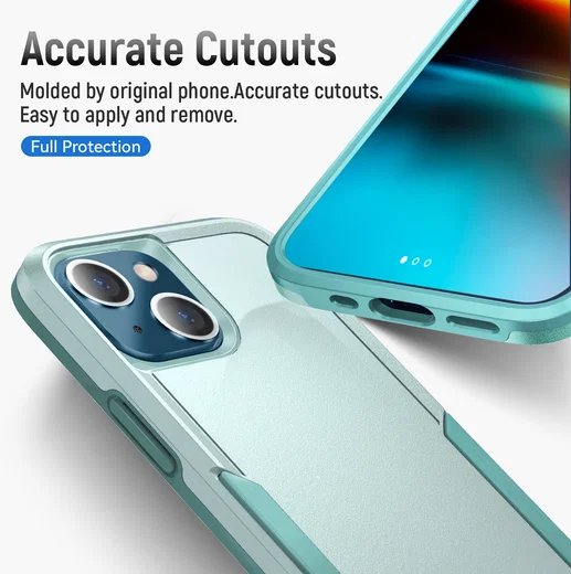 Apple iPhone 13 Hoesje Schokbestendige Hardcase Back Cover Groen afbeelding 4