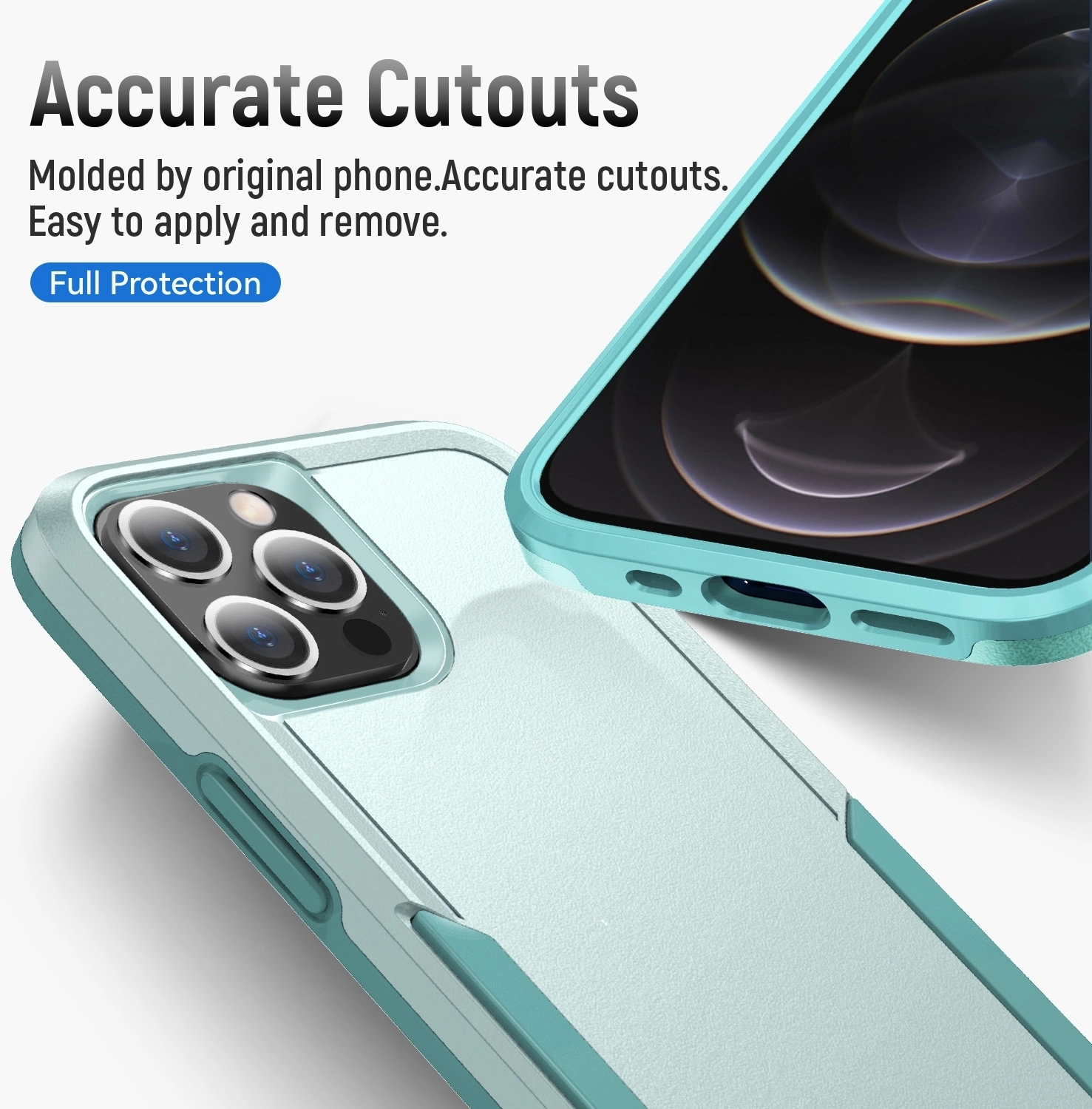 Apple iPhone 14 Pro Hoesje Schokbestendige Hardcase Back Cover Groen afbeelding 7