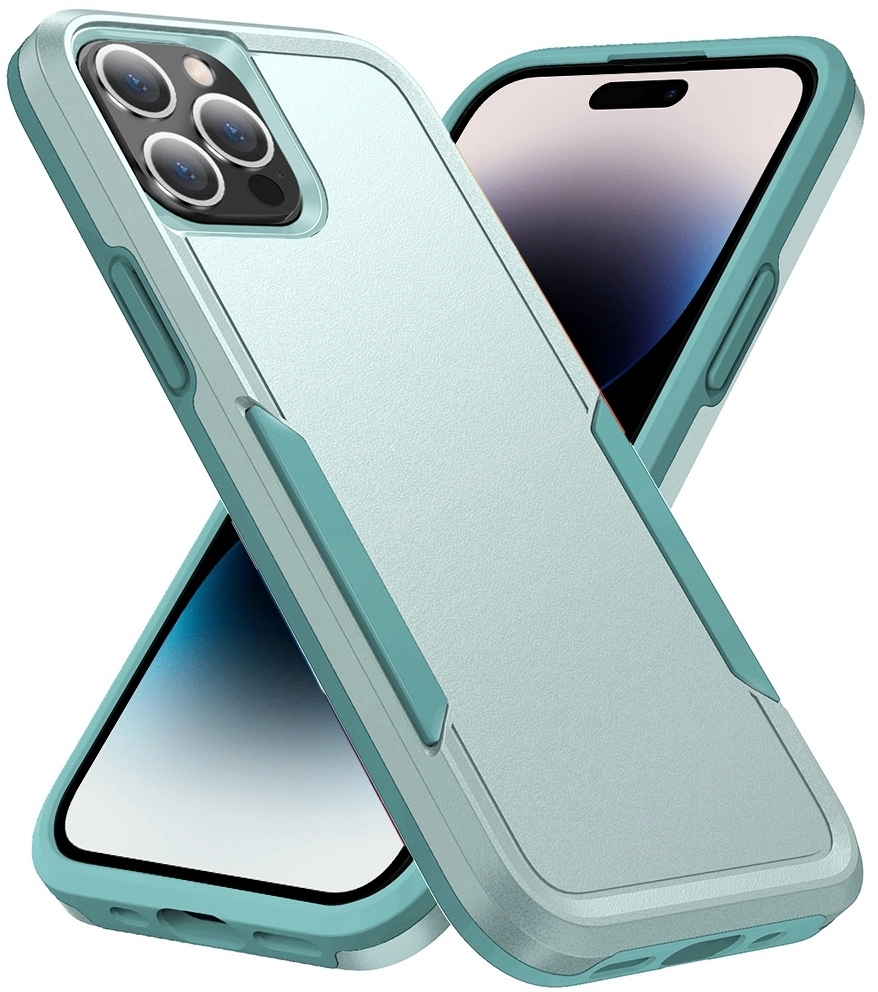 Apple iPhone 14 Pro Hoesje Schokbestendige Hardcase Back Cover Groen afbeelding 1