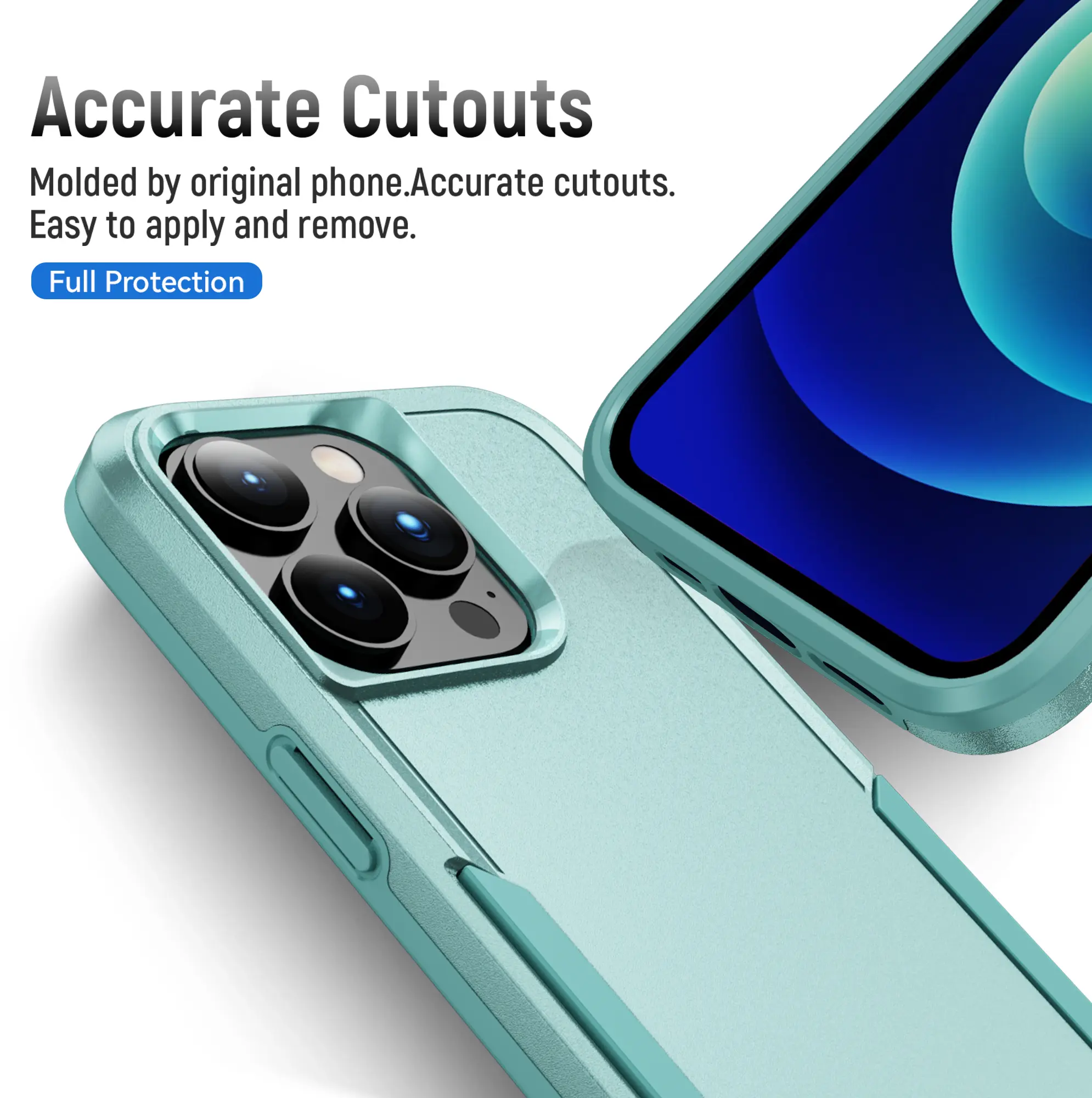 Apple iPhone 14 Pro Max Hoesje Schokbestendige Hardcase Back Cover Groen afbeelding 6
