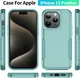 Apple iPhone 15 Pro Max Hoesje Schokbestendige Hardcase Back Cover Groen afbeelding 6