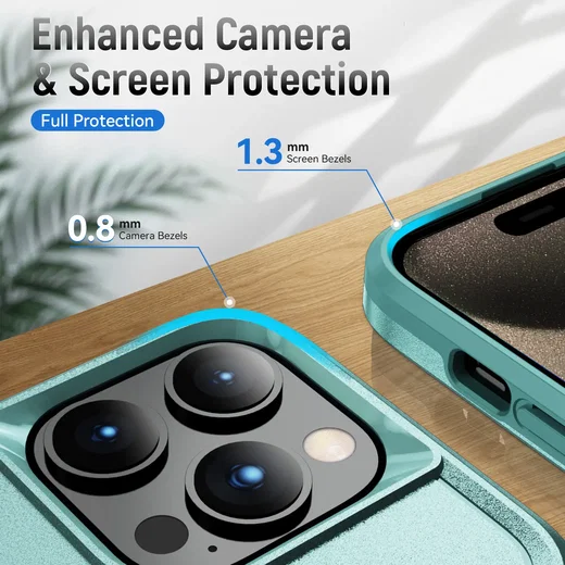 Apple iPhone 15 Pro Max Hoesje Schokbestendige Hardcase Back Cover Groen afbeelding 8