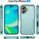 Apple iPhone 16 Hoesje Schokbestendige Hardcase Back Cover Groen afbeelding 6