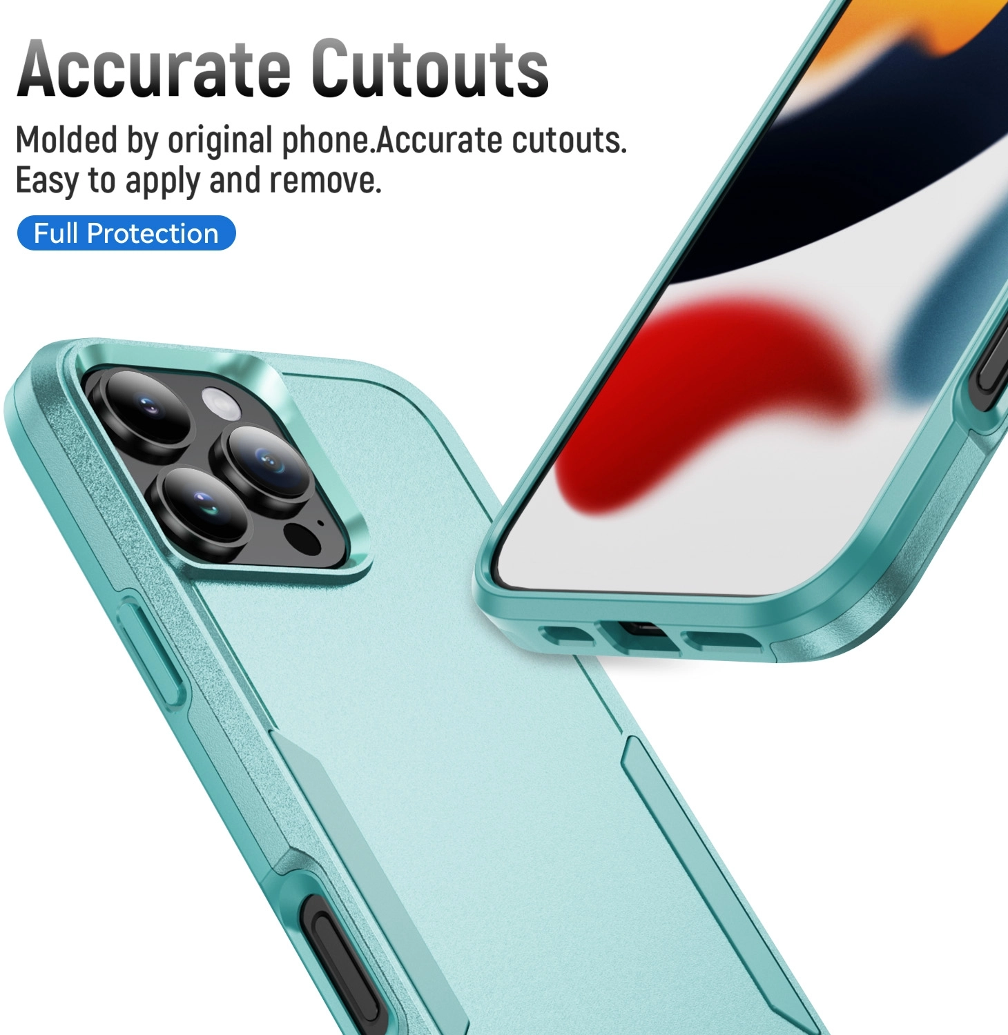 Apple iPhone 16 Pro Hoesje Schokbestendige Hardcase Back Cover Groen afbeelding 7