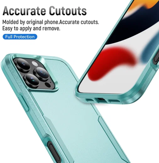 Apple iPhone 16 Pro Hoesje Schokbestendige Hardcase Back Cover Groen afbeelding 7