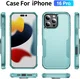 Apple iPhone 16 Pro Hoesje Schokbestendige Hardcase Back Cover Groen afbeelding 5