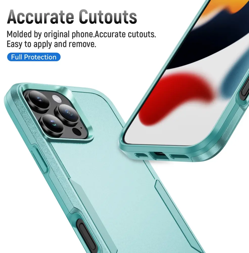Apple iPhone 16 Pro Max Hoesje Schokbestendige Hardcase Back Cover Groen afbeelding 8