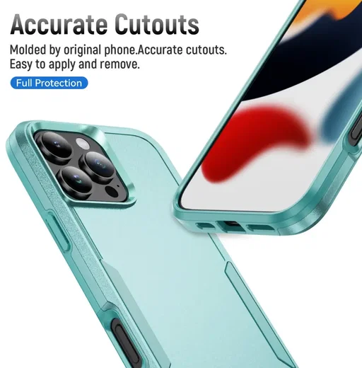 Apple iPhone 16 Pro Max Hoesje Schokbestendige Hardcase Back Cover Groen afbeelding 8