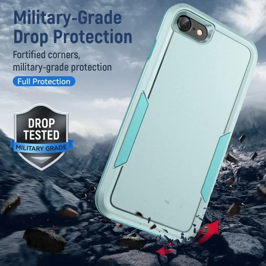 Apple iPhone 17e / 16e Hoesje Schokbestendige Hardcase Back Cover Groen afbeelding 2