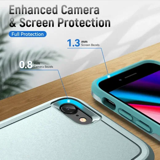 Apple iPhone 17e / 16e Hoesje Schokbestendige Hardcase Back Cover Groen afbeelding 7