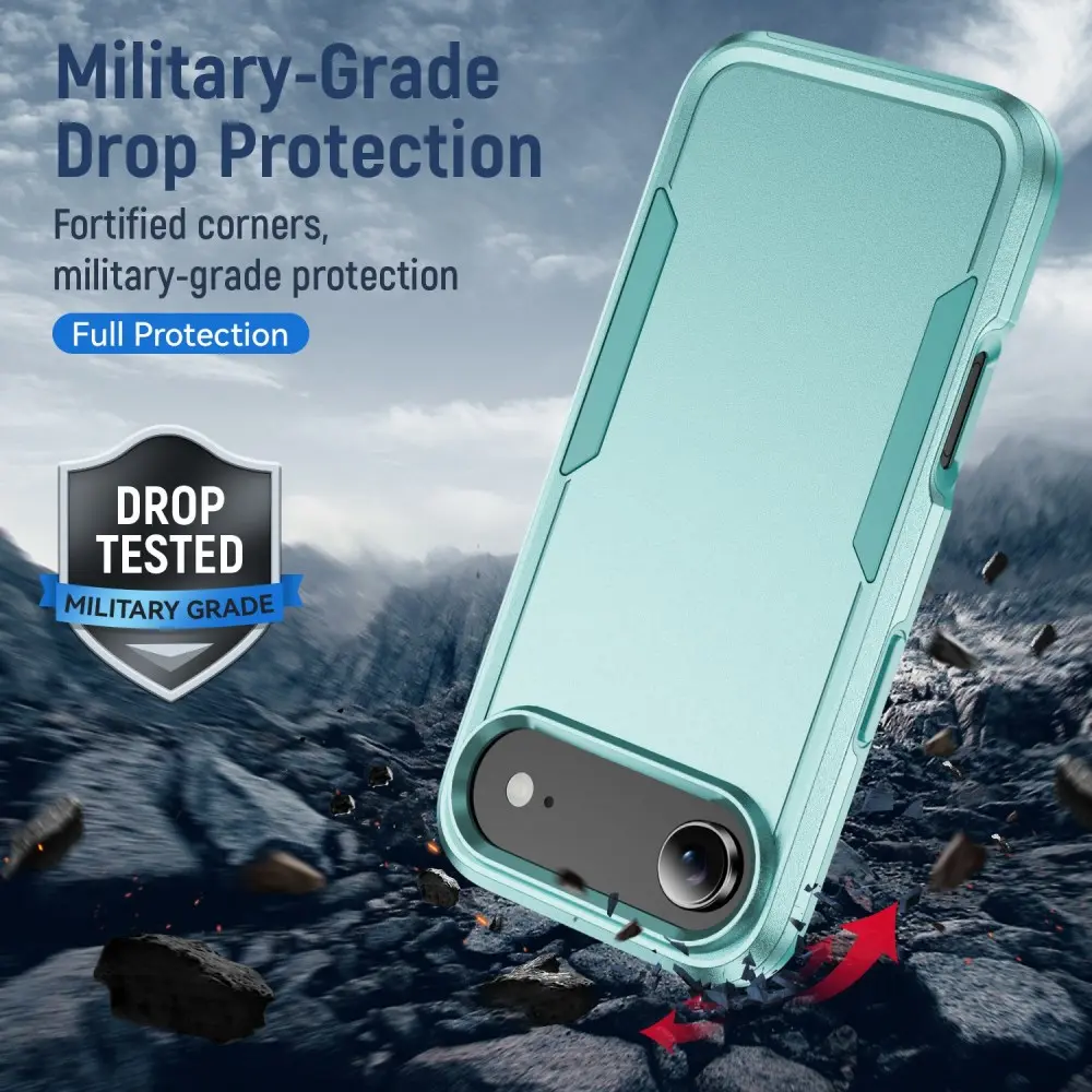 Apple iPhone Air Hoesje Schokbestendige Hardcase Back Cover Groen afbeelding 2