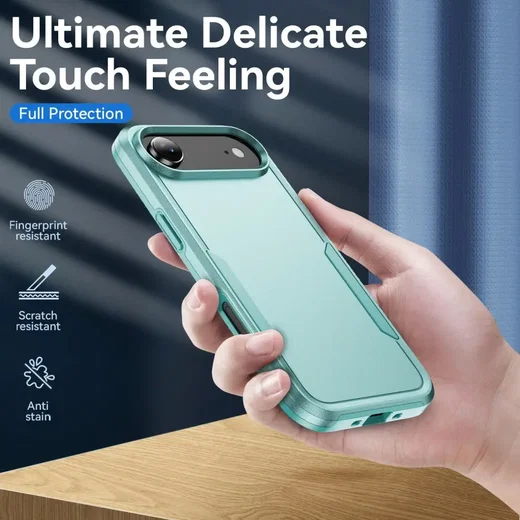 Apple iPhone Air Hoesje Schokbestendige Hardcase Back Cover Groen afbeelding 5