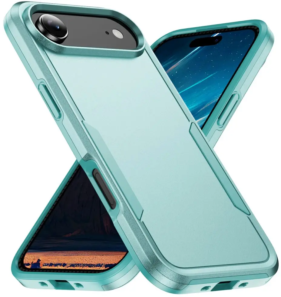 Apple iPhone Air Hoesje Schokbestendige Hardcase Back Cover Groen afbeelding 1