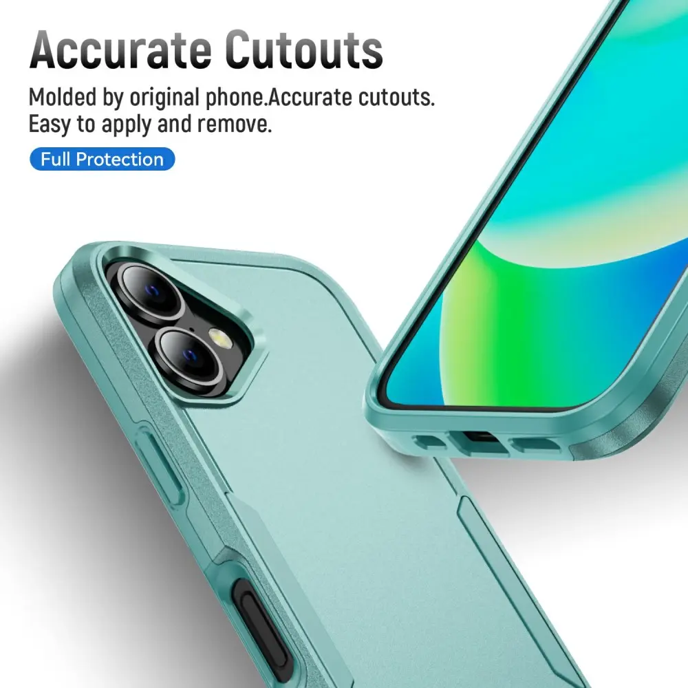 Apple iPhone 17 Hoesje Schokbestendige Hardcase Back Cover Groen afbeelding 8
