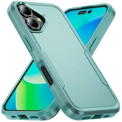 Apple iPhone 17 Hoesje Schokbestendige Hardcase Back Cover Groen afbeelding