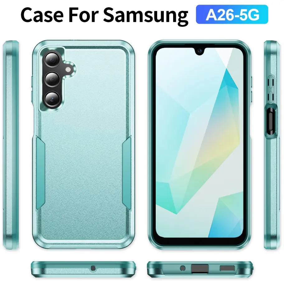 Samsung Galaxy A17 / A26 Hoesje Schokbestendige Hardcase Back Cover Groen afbeelding 9