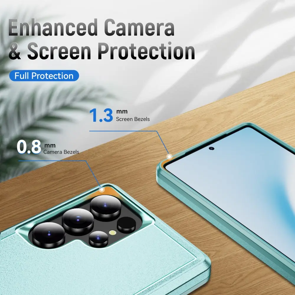 Samsung Galaxy S25 Ultra Hoesje Schokbestendige Hardcase Back Cover Groen afbeelding 7