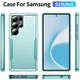 Samsung Galaxy S25 Ultra Hoesje Schokbestendige Hardcase Back Cover Groen afbeelding 9