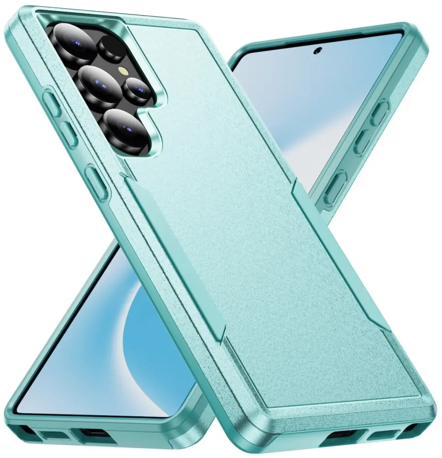 Samsung Galaxy S25 Ultra Hoesje Schokbestendige Hardcase Back Cover Groen afbeelding 1