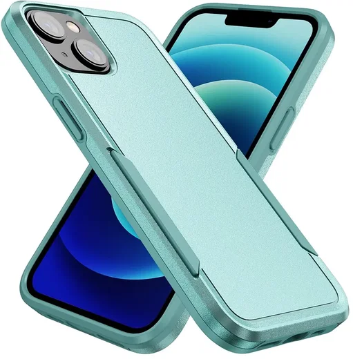 Apple iPhone 15 Hoesje Schokbestendige Hardcase Back Cover Groen afbeelding 1
