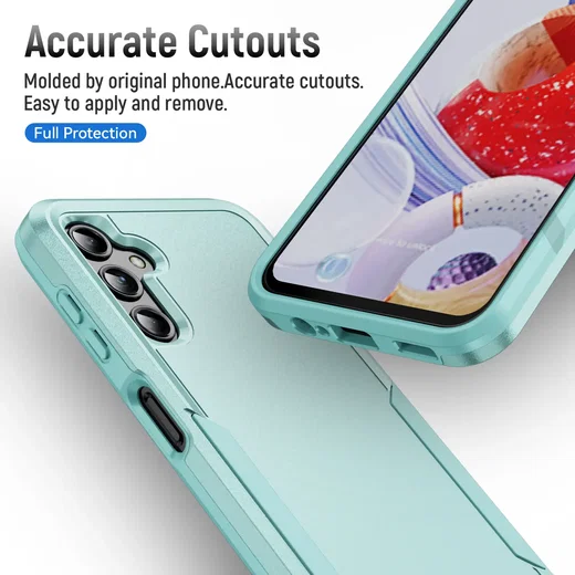 Samsung Galaxy A14 Hoesje Schokbestendige Hardcase Back Cover Groen afbeelding 8