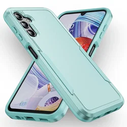 Samsung Galaxy A14 Hoesje Schokbestendige Hardcase Back Cover Groen afbeelding