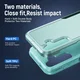 Samsung Galaxy A14 Hoesje Schokbestendige Hardcase Back Cover Groen afbeelding 4