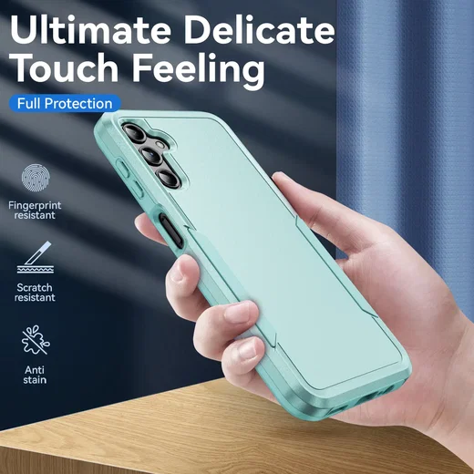 Samsung Galaxy A14 Hoesje Schokbestendige Hardcase Back Cover Groen afbeelding 7