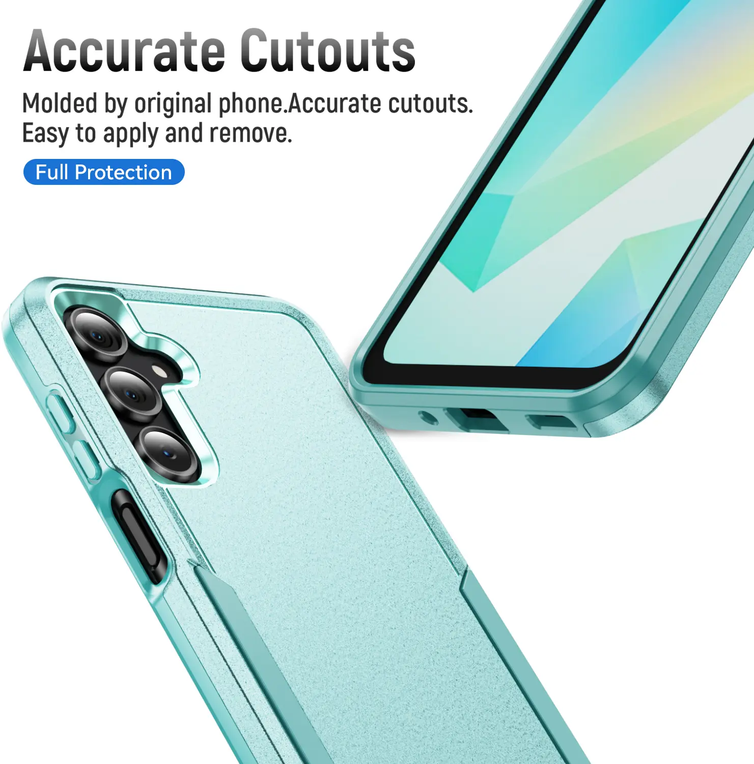 Samsung Galaxy A16 Hoesje Schokbestendige Hardcase Back Cover Groen afbeelding 5