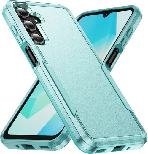 Samsung Galaxy A16 Hoesje Schokbestendige Hardcase Back Cover Groen afbeelding 1